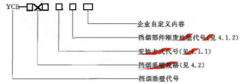 擋煙垂壁的型號